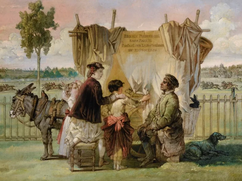 1801-Jacques Joseph Lecurieux - La pioggia di pecore fenomenali